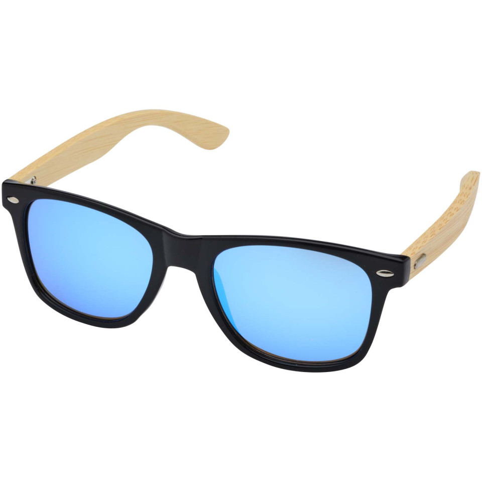 Lunettes publicitaires de soleil Hue avec branches en bambou