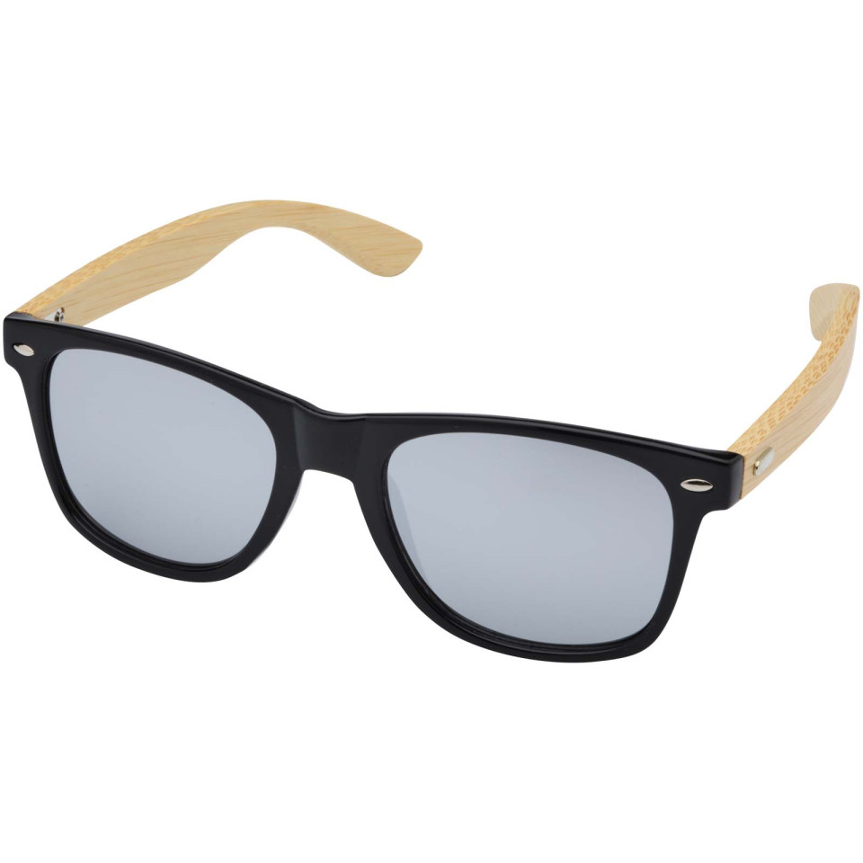 Lunettes publicitaires de soleil Hue avec branches en bambou