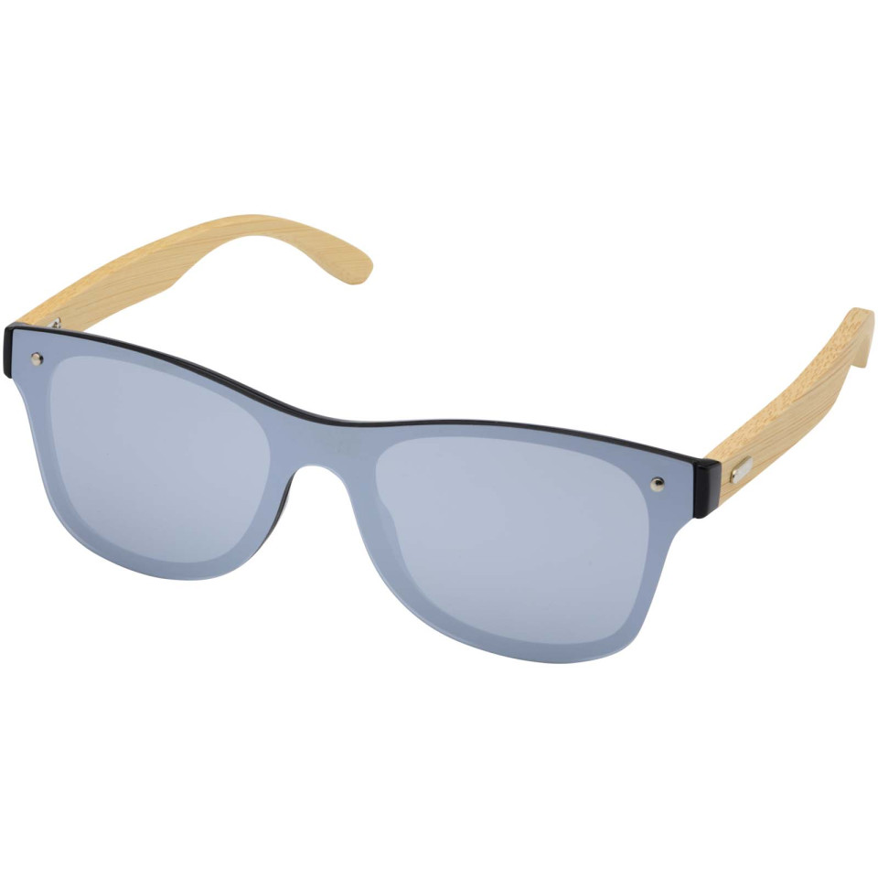 Lunettes publicitaires de soleil Tan avec branches en bambou