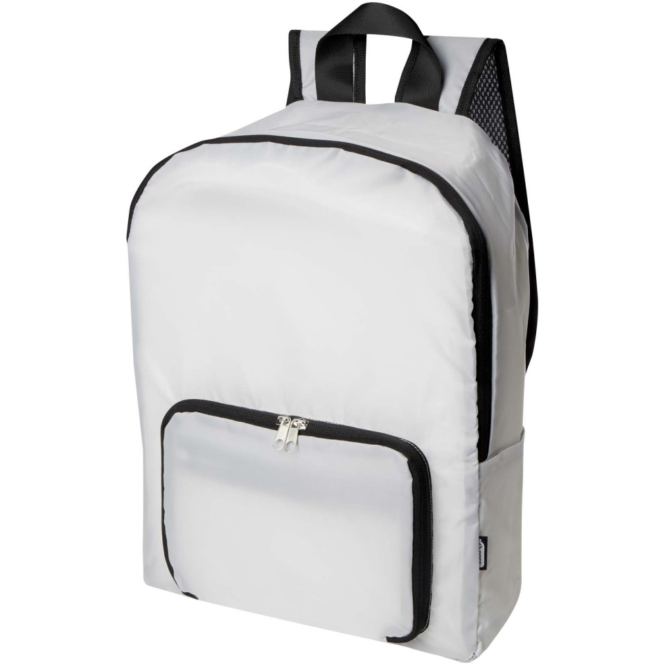 Sac publicitaire à dos pliable EcoFold de 15 L en RPET