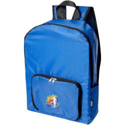 Sac publicitaire à dos pliable EcoFold de 15 L en RPET Sac publicitaire à dos pliable EcoFold de 15 L en RPET
