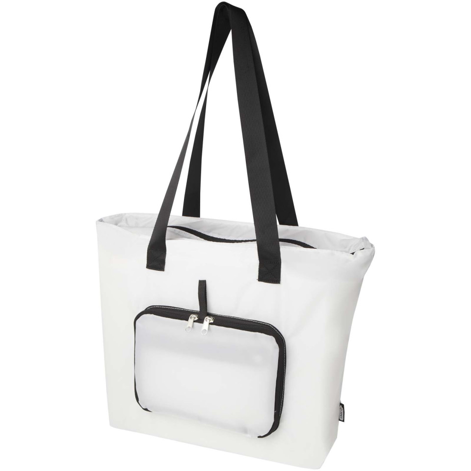 Sac publicitaire shopping pliable EcoFold de 16 L en RPET