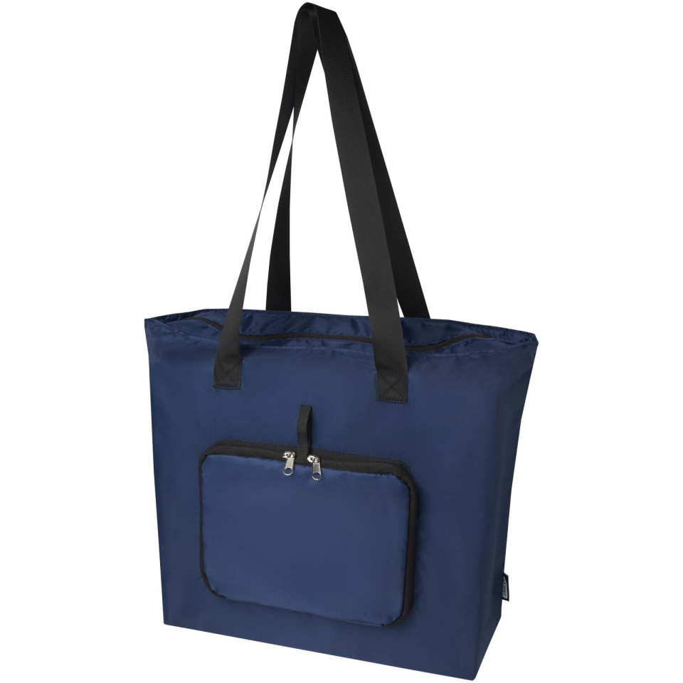 Sac publicitaire shopping pliable EcoFold de 16 L en RPET