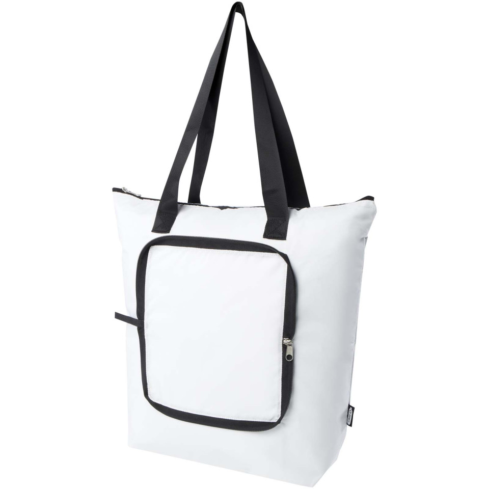 Sac publicitaire isotherme pliable EcoFold de 15 L en RPET