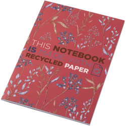 Cahier publicitaire Novella Austen recyclé A5 à couverture souple de 50 feuilles Cahier publicitaire Novella Austen recyclé A5 à couverture souple de 50 feuilles