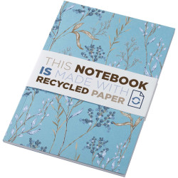 Cahier publicitaire Novella Austen recyclé A5 à couverture souple de 50 feuilles Cahier publicitaire Novella Austen recyclé A5 à couverture souple de 50 feuilles