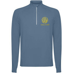 Sweatshirt publicitaire Estambul à manches longues et col demi-zip pour homme Sweatshirt publicitaire Estambul à manches longues et col demi-zip pour homme