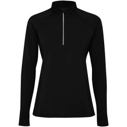 Sweatshirt publicitaire Estambul à manches longues et demi-zip pour femme Sweatshirt publicitaire Estambul à manches longues et demi-zip pour femme