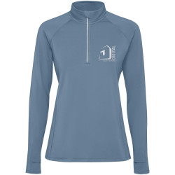 Sweatshirt publicitaire Estambul à manches longues et demi-zip pour femme Sweatshirt publicitaire Estambul à manches longues et demi-zip pour femme