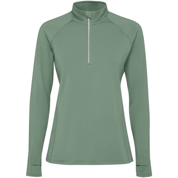 Sweatshirt publicitaire Estambul à manches longues et demi-zip pour femme Sweatshirt publicitaire Estambul à manches longues et demi-zip pour femme