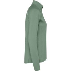 Sweatshirt publicitaire Estambul à manches longues et demi-zip pour femme Sweatshirt publicitaire Estambul à manches longues et demi-zip pour femme