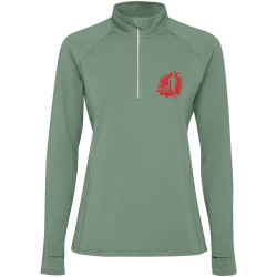 Sweatshirt publicitaire Estambul à manches longues et demi-zip pour femme Sweatshirt publicitaire Estambul à manches longues et demi-zip pour femme