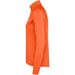 Sweatshirt publicitaire Estambul à manches longues et demi-zip pour femme