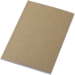 Carnet publicitaire A6 à couverture souple recyclée en kraft Novella Austen avec 50 feuilles Carnet publicitaire A6 à couverture souple recyclée en kraft Novella Austen avec 50 feuilles