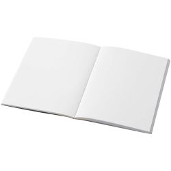 Carnet publicitaire A6 à couverture souple recyclée en kraft Novella Austen avec 50 feuilles Carnet publicitaire A6 à couverture souple recyclée en kraft Novella Austen avec 50 feuilles
