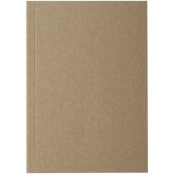 Carnet publicitaire A6 à couverture souple recyclée en kraft Novella Austen avec 50 feuilles Carnet publicitaire A6 à couverture souple recyclée en kraft Novella Austen avec 50 feuilles