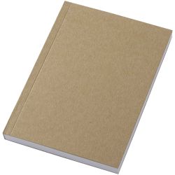 Carnet publicitaire A6 à couverture souple recyclée en kraft Novella Austen avec 100 feuilles Carnet publicitaire A6 à couverture souple recyclée en kraft Novella Austen avec 100 feuilles