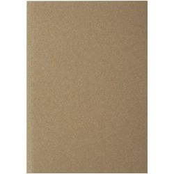 Carnet publicitaire A5 à couverture souple recyclée en kraft Novella Austen avec 50 feuilles Carnet publicitaire A5 à couverture souple recyclée en kraft Novella Austen avec 50 feuilles