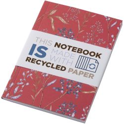 Cahier publicitaire Novella Austen A6 recyclé à couverture souple de 50 feuilles Cahier publicitaire Novella Austen A6 recyclé à couverture souple de 50 feuilles