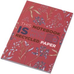 Cahier publicitaire Novella Austen A6 recyclé à couverture souple de 50 feuilles Cahier publicitaire Novella Austen A6 recyclé à couverture souple de 50 feuilles