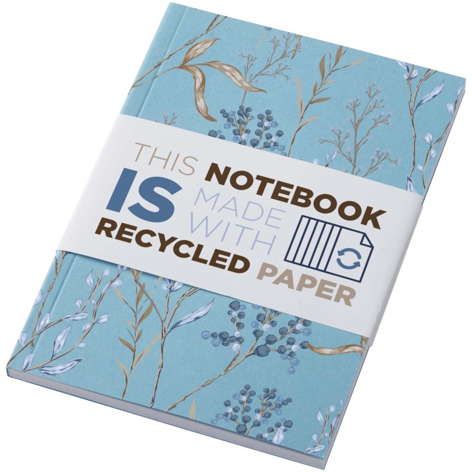 Cahier publicitaire Novella Austen A6 recyclé à couverture souple de 50 feuilles