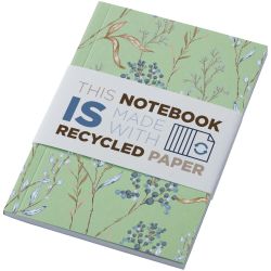 Cahier publicitaire Novella Austen A6 recyclé à couverture souple de 50 feuilles Cahier publicitaire Novella Austen A6 recyclé à couverture souple de 50 feuilles