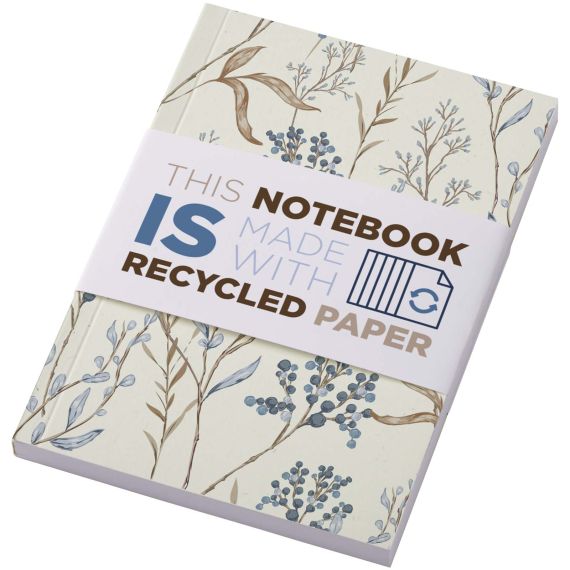Cahier publicitaire Novella Austen recyclé A6 à couverture souple de 100 feuilles Cahier publicitaire Novella Austen recyclé A6 à couverture souple de 100 feuilles