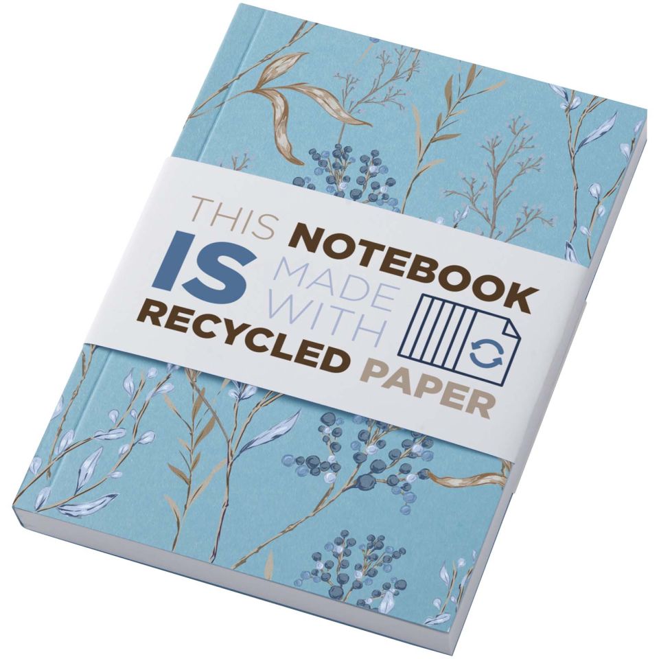 Cahier publicitaire Novella Austen recyclé A6 à couverture souple de 100 feuilles