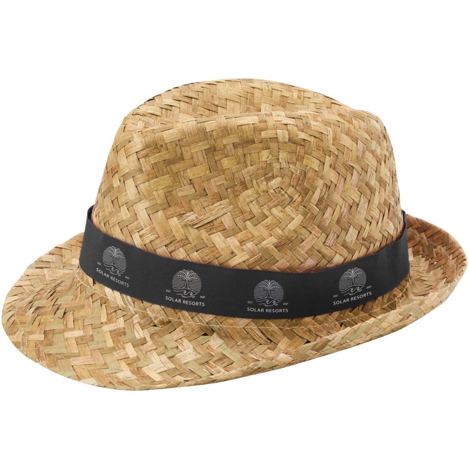 Chapeau publicitaire de paille Pricus