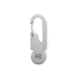 Porte-clés mousqueton jeton personnalisé multifonctions règle Porte-clés mousqueton jeton personnalisé multifonctions règle