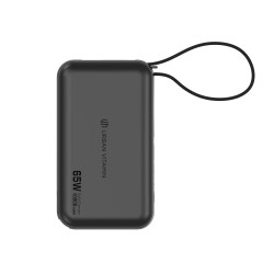Chargeur publicitaire hybride GaN 65W en PC RCS Urban Vitamin Eureka Chargeur publicitaire hybride GaN 65W en PC RCS Urban Vitamin Eureka