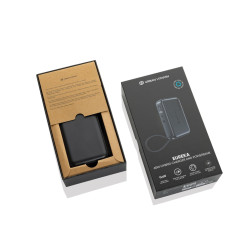 Chargeur publicitaire hybride GaN 65W en PC RCS Urban Vitamin Eureka Chargeur publicitaire hybride GaN 65W en PC RCS Urban Vitamin Eureka