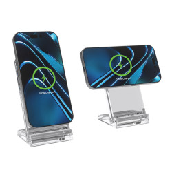 Support publicitaire magnétique de recharge sans fil Magcharge 15W Support publicitaire magnétique de recharge sans fil Magcharge 15W
