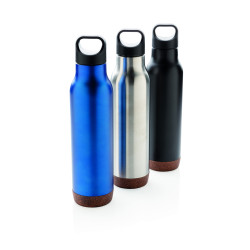 Bouteille publicitaire isotherme étanche avec finition liège