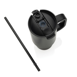 Mug publicitaire 480 ml étanche en acier inoxydable recyclé RCS Cruiser Mug publicitaire 480 ml étanche en acier inoxydable recyclé RCS Cruiser