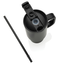 Mug publicitaire 480 ml étanche en acier inoxydable recyclé RCS Cruiser Mug publicitaire 480 ml étanche en acier inoxydable recyclé RCS Cruiser