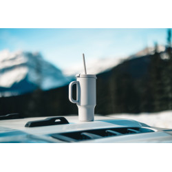Mug publicitaire 480 ml étanche en acier inoxydable recyclé RCS Cruiser Mug publicitaire 480 ml étanche en acier inoxydable recyclé RCS Cruiser