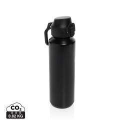 Bouteille publicitaire de sport 600ML en acier recyclé RCS Via Bouteille publicitaire de sport 600ML en acier recyclé RCS Via