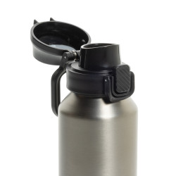 Bouteille publicitaire de sport 600ML en acier recyclé RCS Via Bouteille publicitaire de sport 600ML en acier recyclé RCS Via