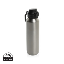Bouteille publicitaire de sport 600ML en acier recyclé RCS Via Bouteille publicitaire de sport 600ML en acier recyclé RCS Via