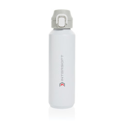 Bouteille publicitaire de sport 600ML en acier recyclé RCS Via Bouteille publicitaire de sport 600ML en acier recyclé RCS Via