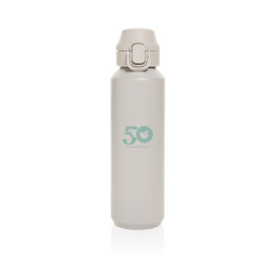Bouteille publicitaire de sport 600ML en acier recyclé RCS Via Bouteille publicitaire de sport 600ML en acier recyclé RCS Via