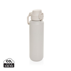 Bouteille publicitaire de sport 600ML en acier recyclé RCS Via Bouteille publicitaire de sport 600ML en acier recyclé RCS Via