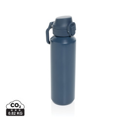 Bouteille publicitaire de sport 600ML en acier recyclé RCS Via Bouteille publicitaire de sport 600ML en acier recyclé RCS Via