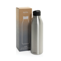 Bouteille publicitaire d'eau 600ml en acier recyclé RCS Avira Alok Bouteille publicitaire d'eau 600ml en acier recyclé RCS Avira Alok