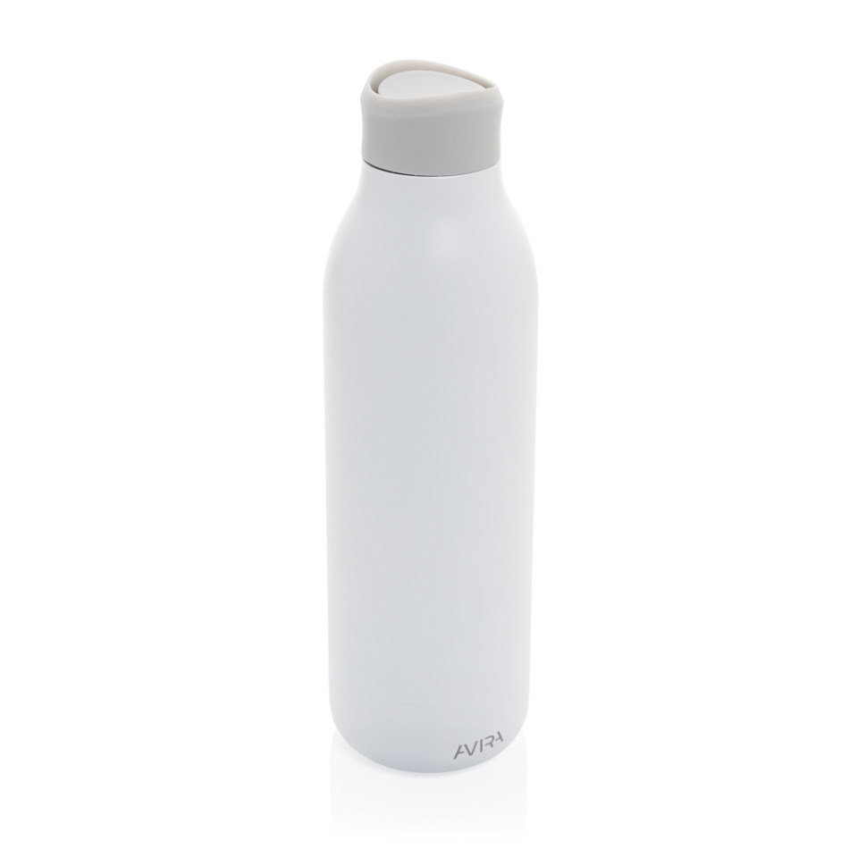Bouteille publicitaire d'eau 600ml en acier recyclé RCS Avira Alok