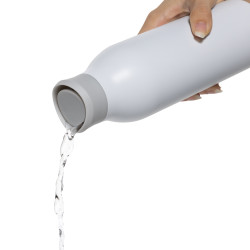 Bouteille publicitaire d'eau 600ml en acier recyclé RCS Avira Alok Bouteille publicitaire d'eau 600ml en acier recyclé RCS Avira Alok