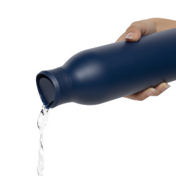 Bouteille publicitaire d'eau 600ml en acier recyclé RCS Avira Alok Bouteille publicitaire d'eau 600ml en acier recyclé RCS Avira Alok