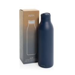 Bouteille publicitaire d'eau 600ml en acier recyclé RCS Avira Alok Bouteille publicitaire d'eau 600ml en acier recyclé RCS Avira Alok