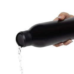Bouteille publicitaire d'eau 600ml en acier recyclé RCS Avira Alok Bouteille publicitaire d'eau 600ml en acier recyclé RCS Avira Alok
